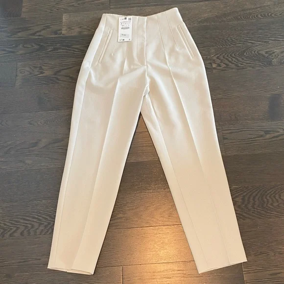 NWT Zara High Waisted Pants - Picture 5 of 7